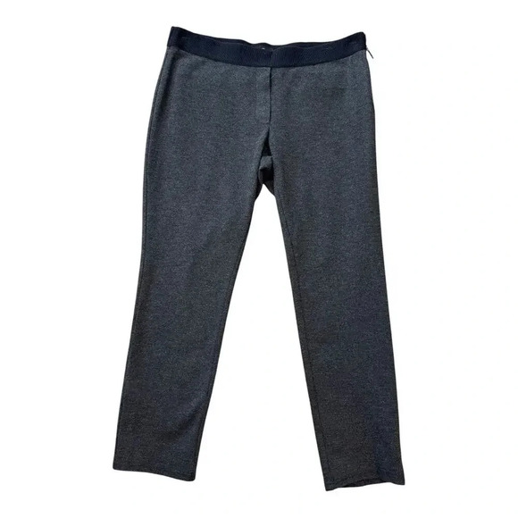 White House Black Market Pants - WHBM Women's Size 12 Gray‎ Skinny Ankle Pants Casual Elastic Waistband